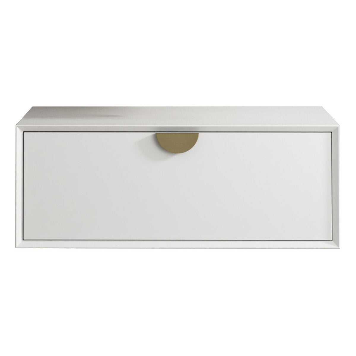 Otti Moonlight 750mm White Wall Hung Cabinet
