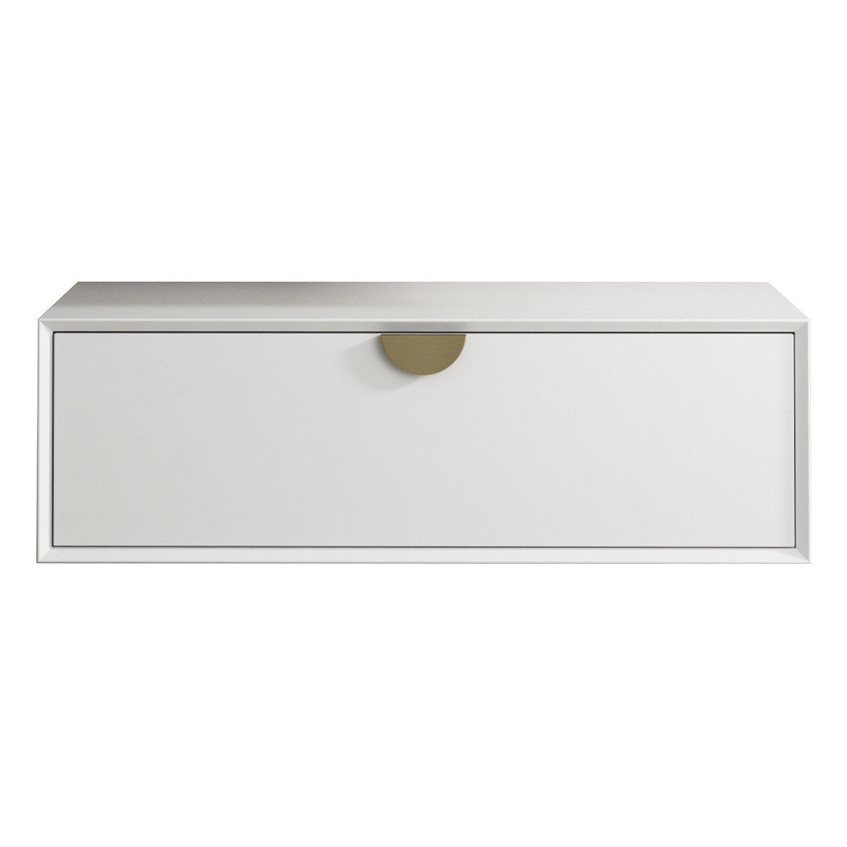Otti Moonlight 900mm White Wall Hung Cabinet