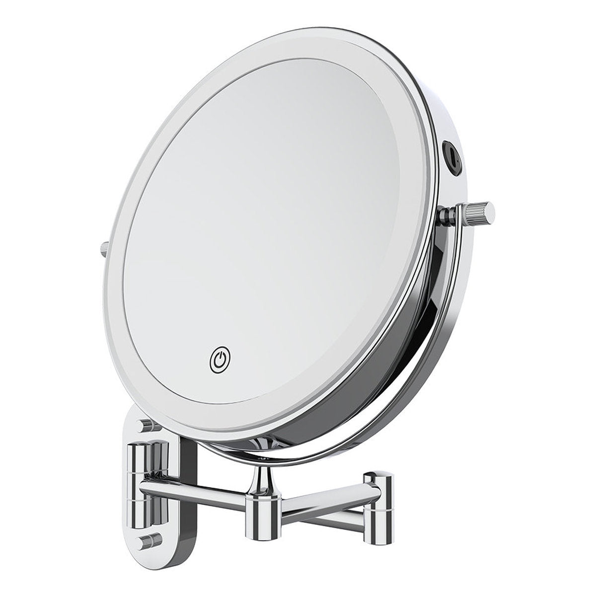 Fienza Swivel Led Magnifying Mirror, Chrome