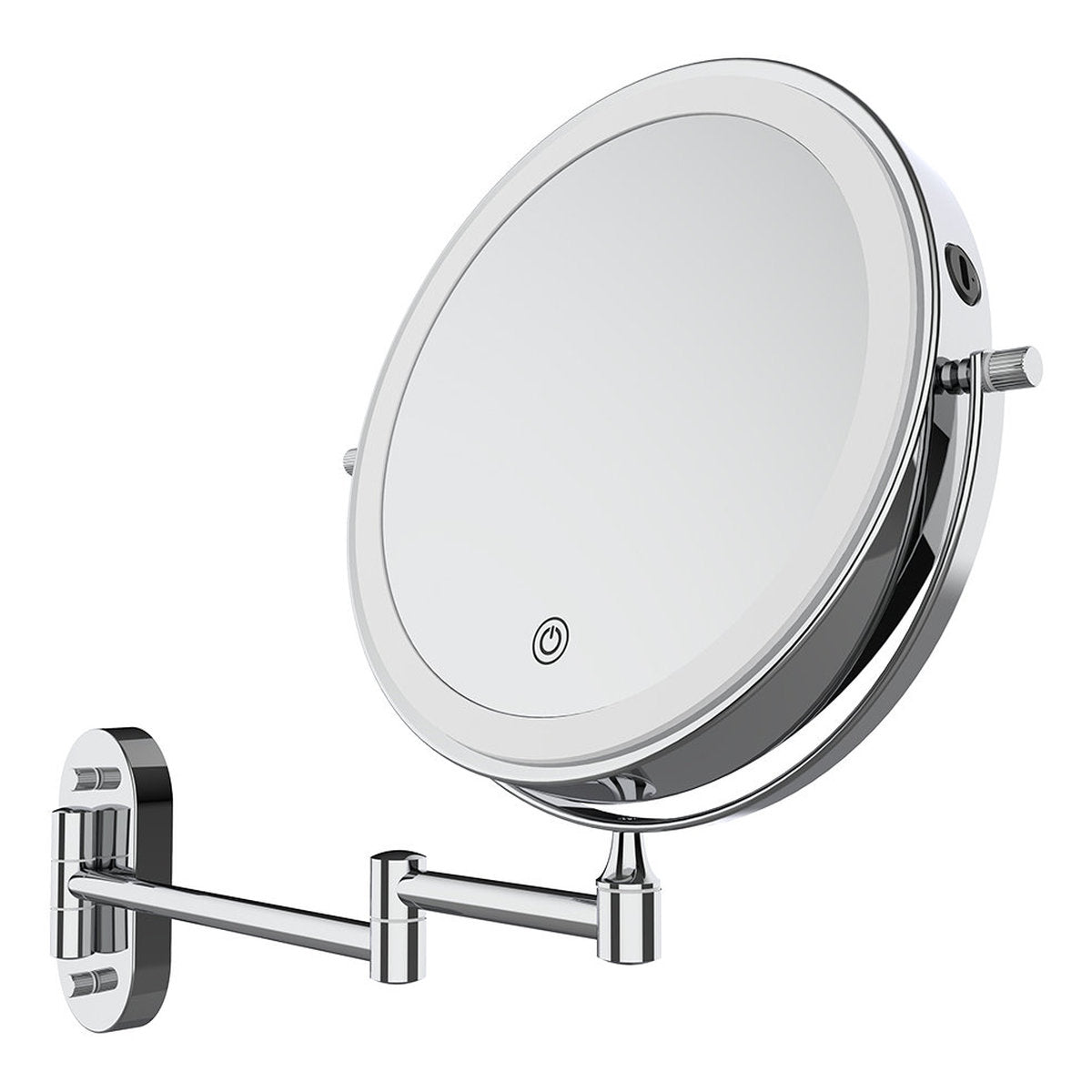 Fienza Swivel Led Magnifying Mirror, Chrome