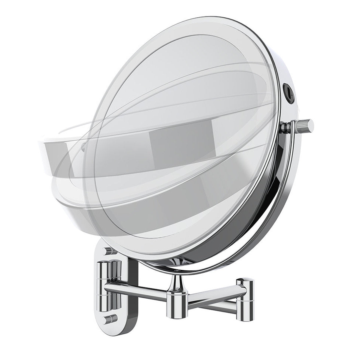 Fienza Swivel Led Magnifying Mirror, Chrome