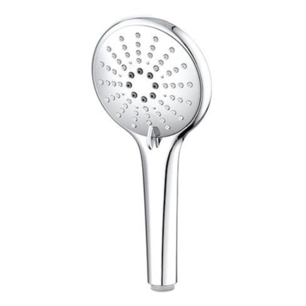 Meir Round Hand Shower Three-Function, Polished Chrome