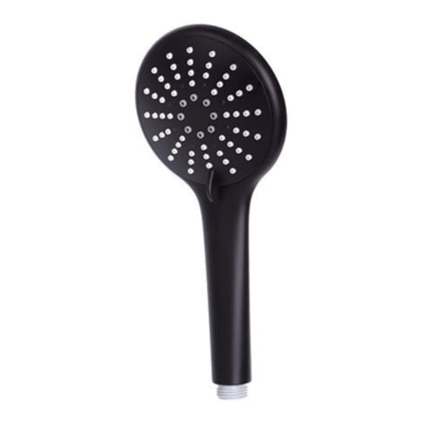 Meir Round Hand Shower Three-Function, Matte Black