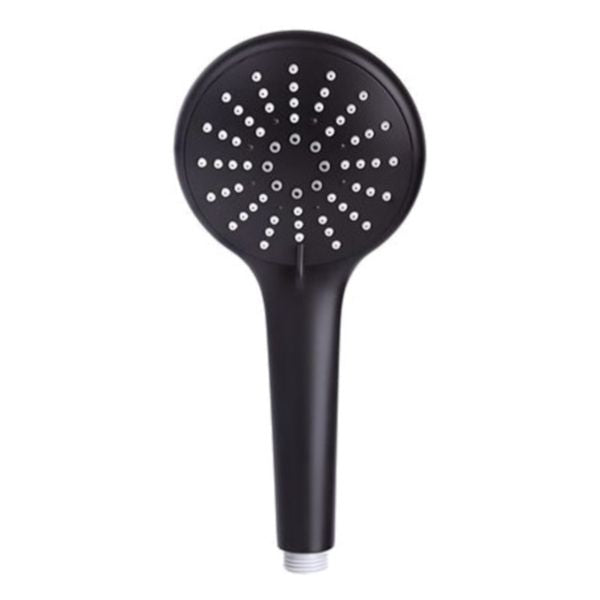 Meir Round Hand Shower Three-Function, Matte Black