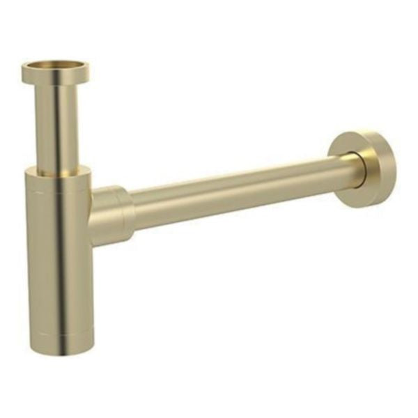 Meir Round Bottle Trap For 32mm Basin Waste And 32mm Waste Pipe With 40mm Adapter, Tiger Bronze