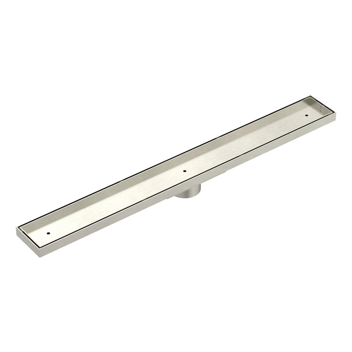 Meir Shower Channel Waste With Tile Insert 900mm, Brushed Nickel