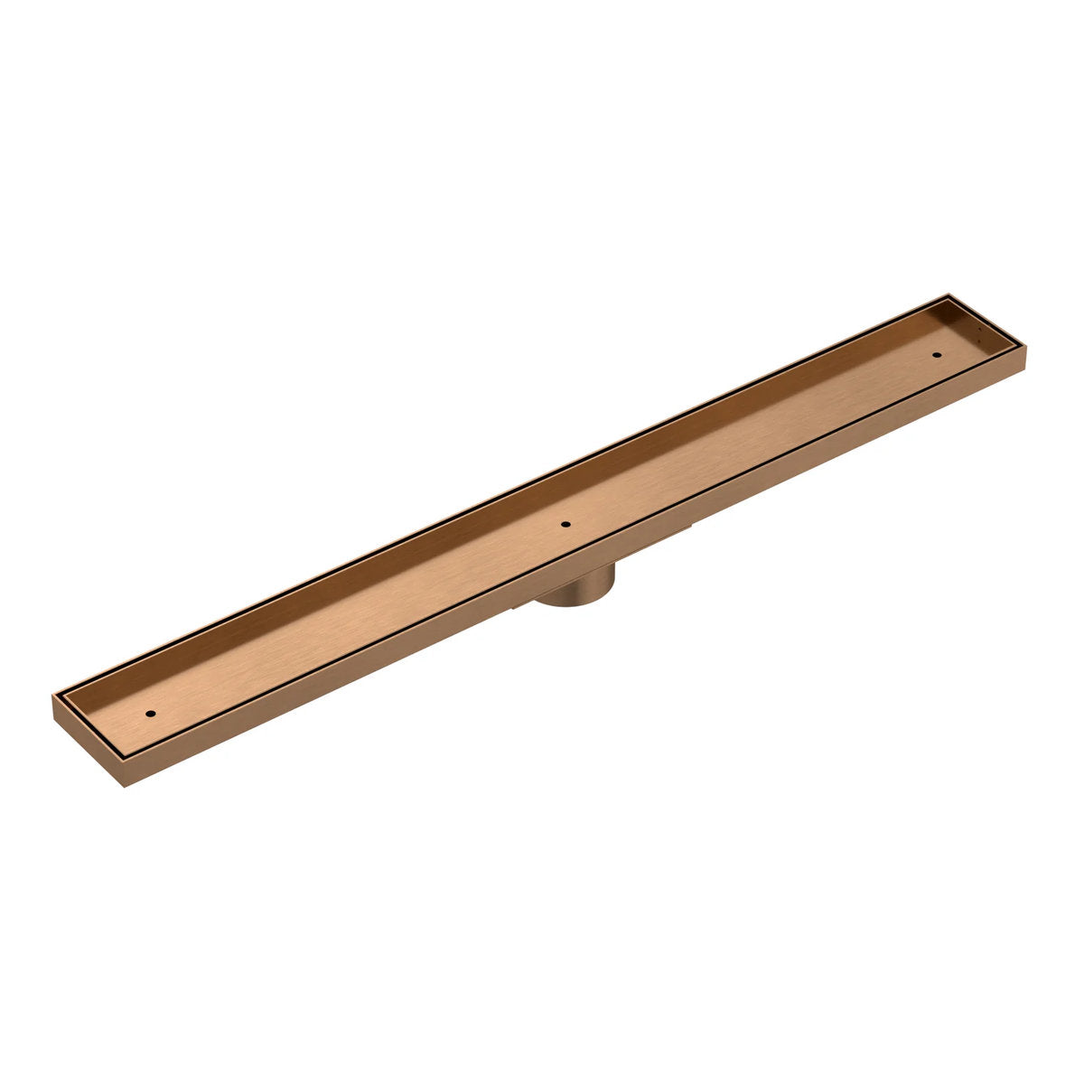 Meir Shower Channel Waste With Tile Insert 900mm, Lustre Bronze