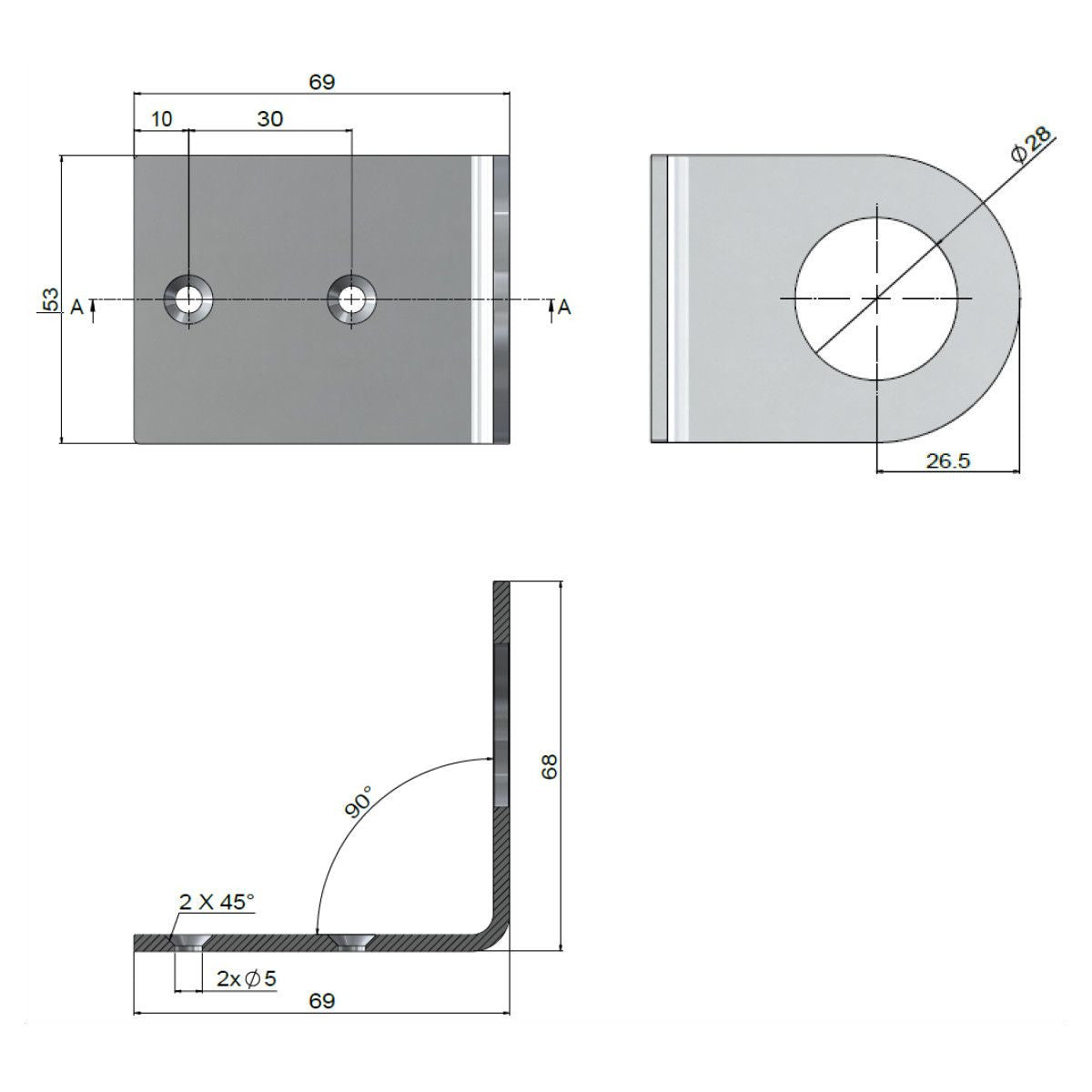 Outdoor Soap Dispenser Bracket - SS316