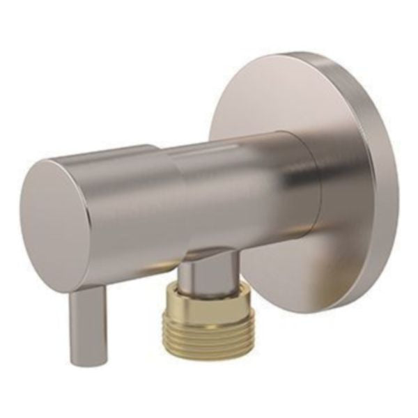 Meir Round Mini Stop Cistern Tap, Champagne