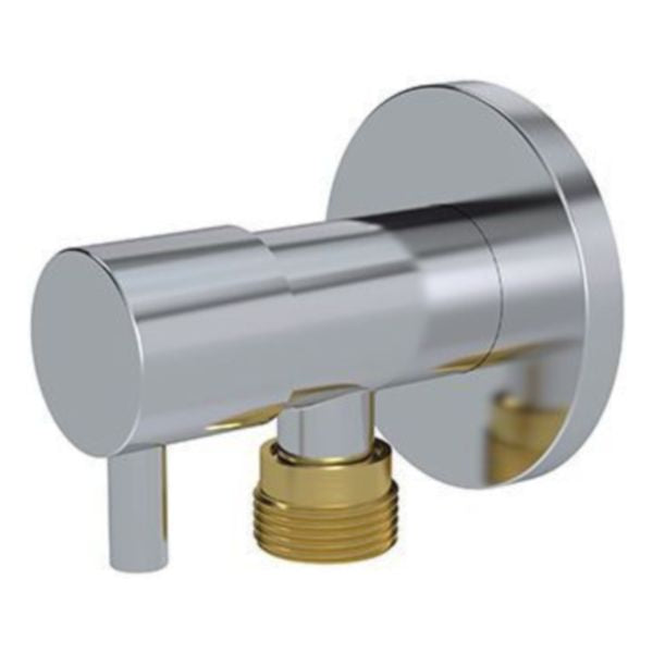 Meir Round Mini Stop Cistern Tap, Polished Chrome
