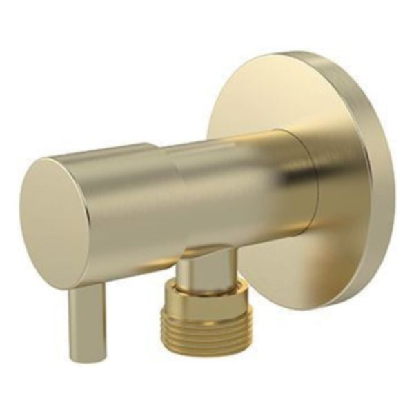 Meir Round Mini Stop Cistern Tap, Tiger Bronze