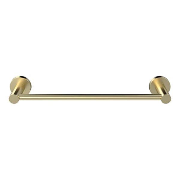 Meir Round Single Towel Rail 300mm, Tiger Bronze
