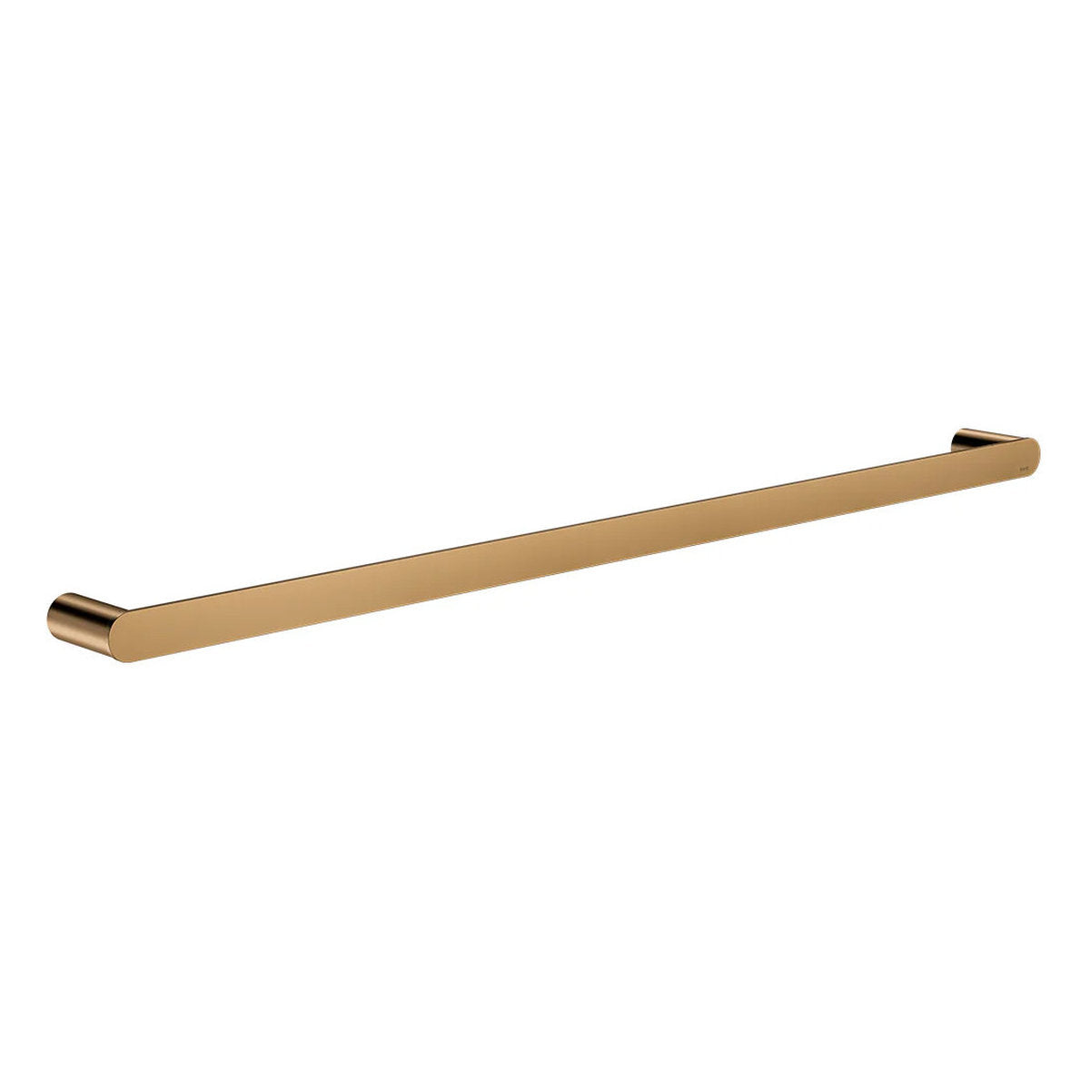 Meir Curvae Single Towel Rail 800MM PVD Lustre Bronze