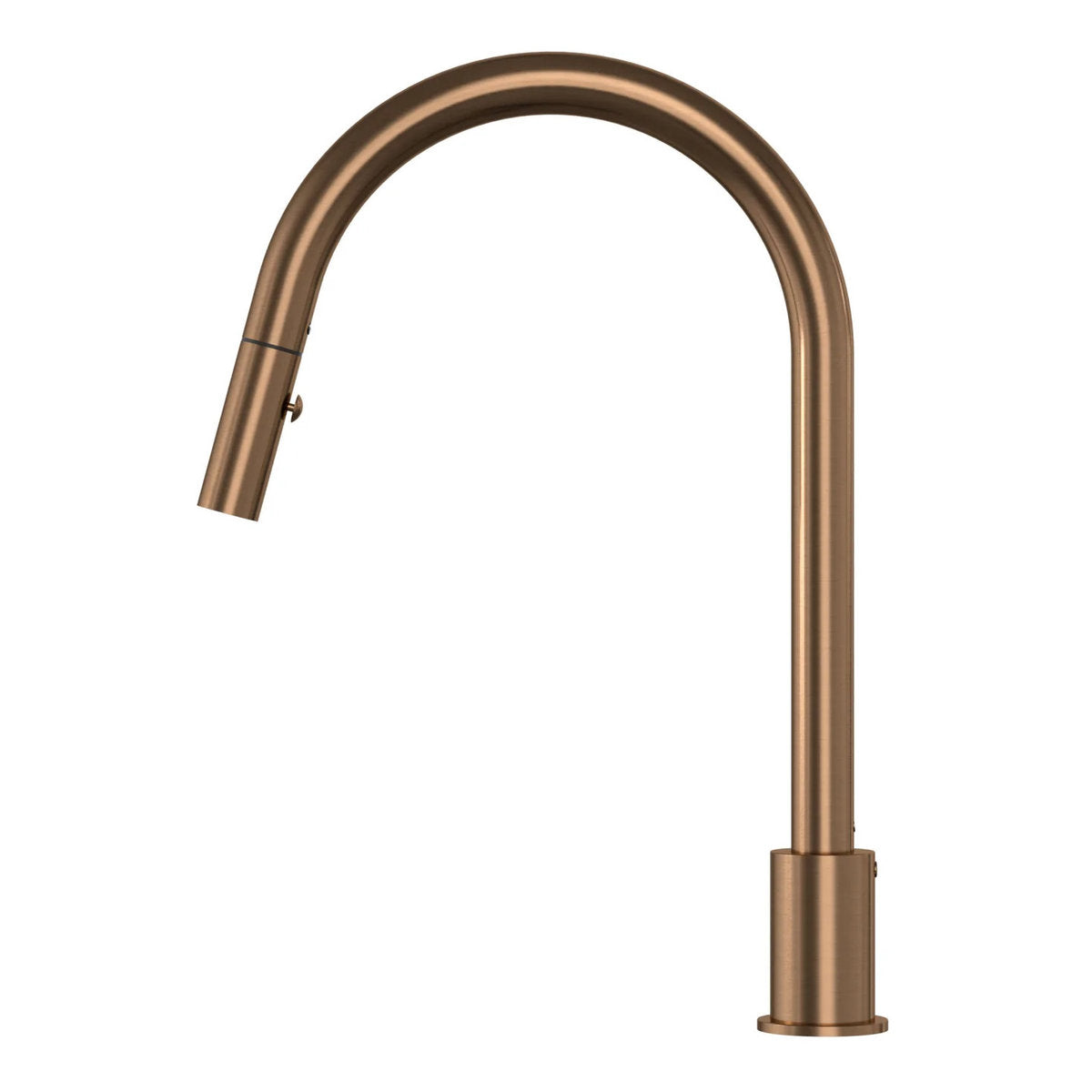 Meir Kitchen Hob Spout With Pull Out Nozzle Lustre Bronze