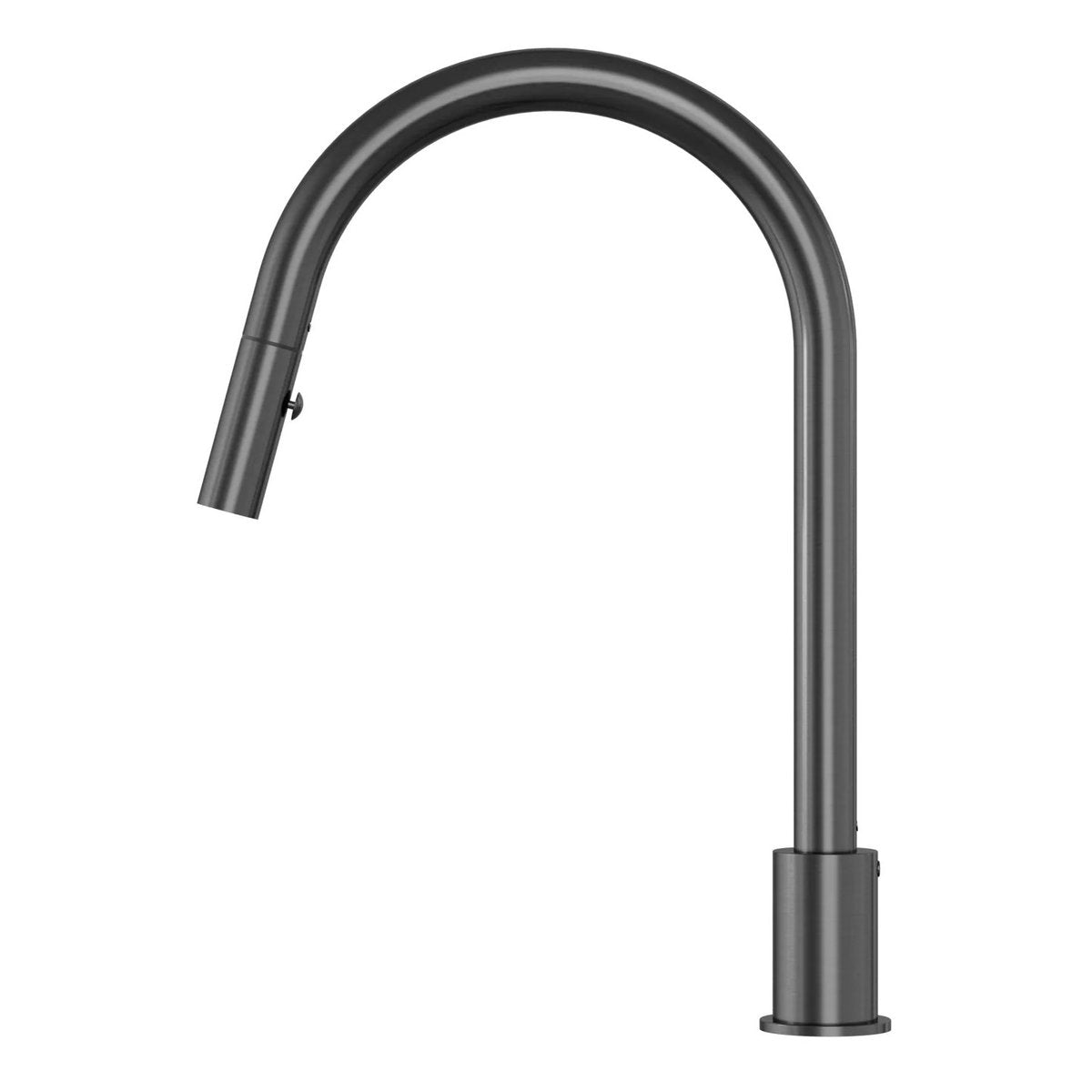Meir Kitchen Hob Spout With Pull Out Nozzle PVD Shadow Gunmetal