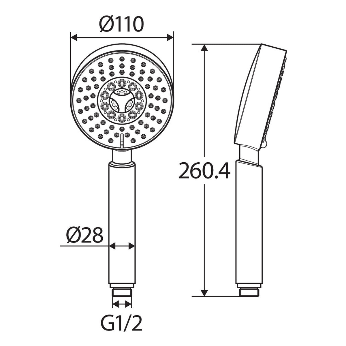 Fienza Michelle Shower Multifunction Hand Piece