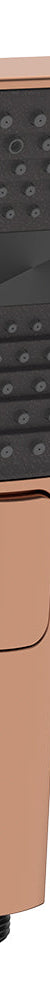 Fienza Kuro Hand Shower Head, Soft Square, Brushed Copper
