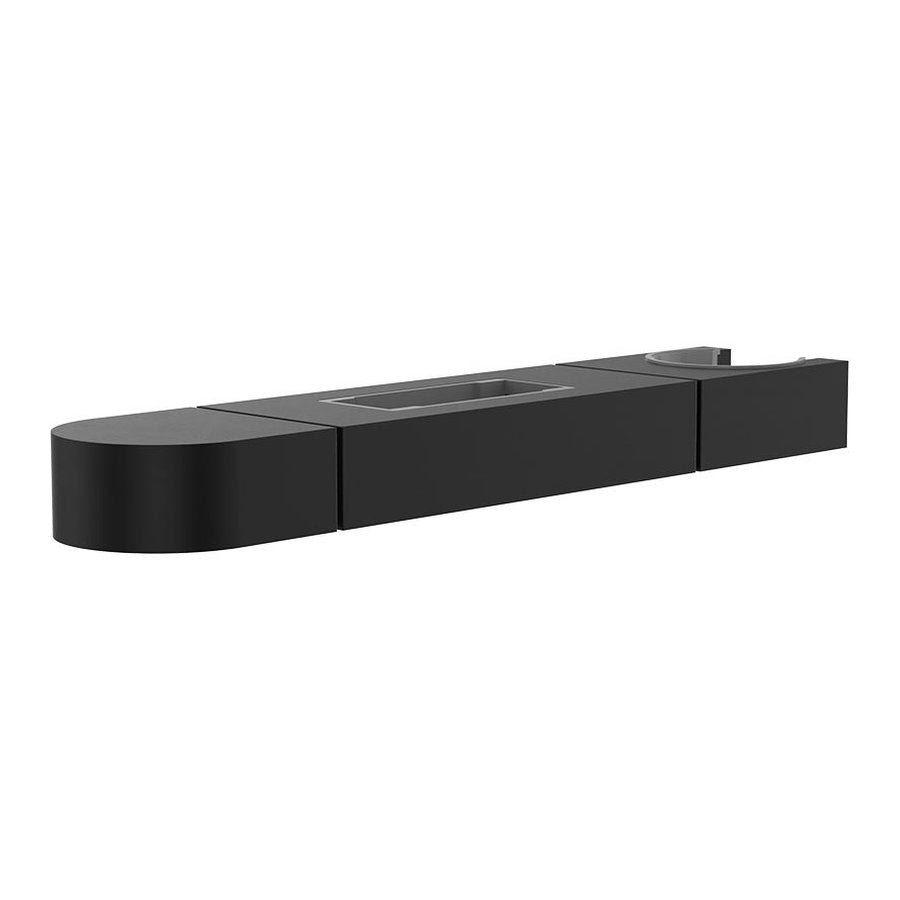 Fienza Empire Slim Slider For Rail Shower, Matte Black