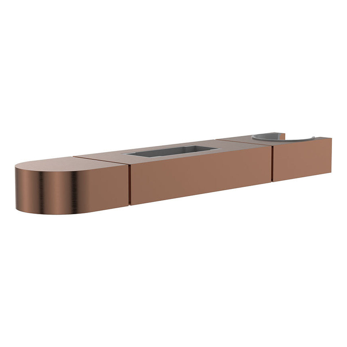 Fienza Empire Slim Slider for Rail Shower, Brushed Copper
