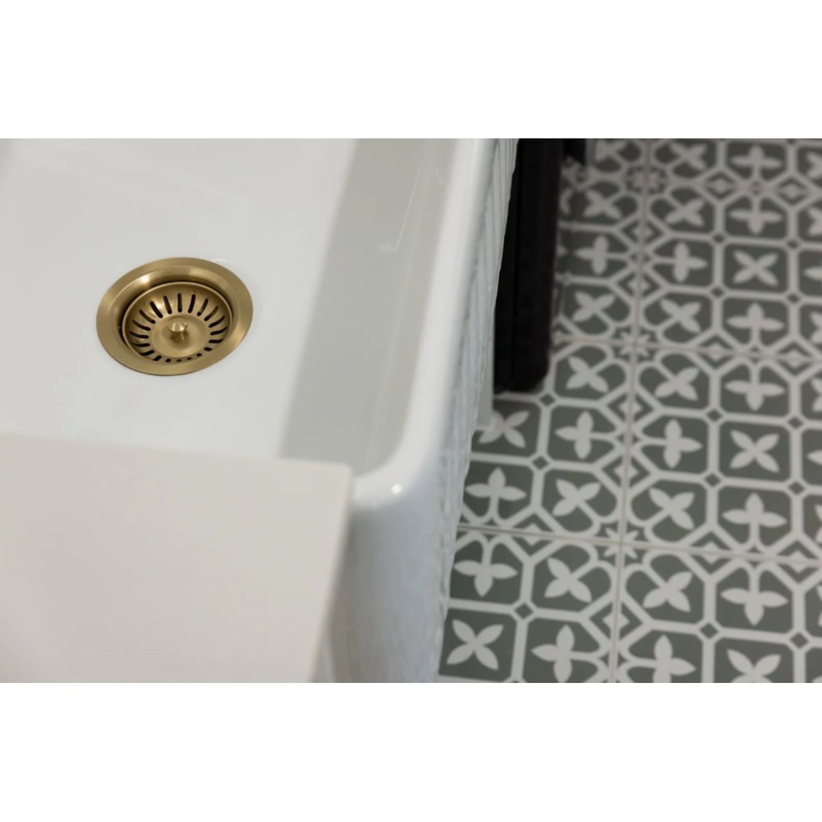 Meir Lavello Sink Strainer And Waste Plug Basket With Stopper, Tiger Bronze