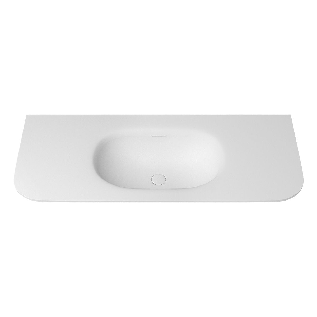 Otti Chloe Silk Matte White Top with Basin 1200