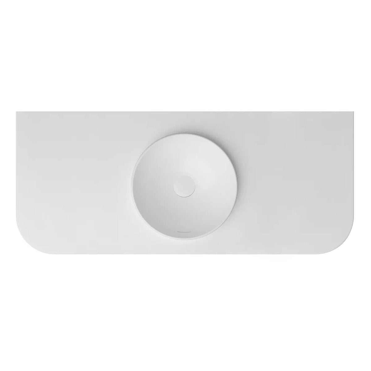 Otti Havana Matte White Basin Top 1200 - Single