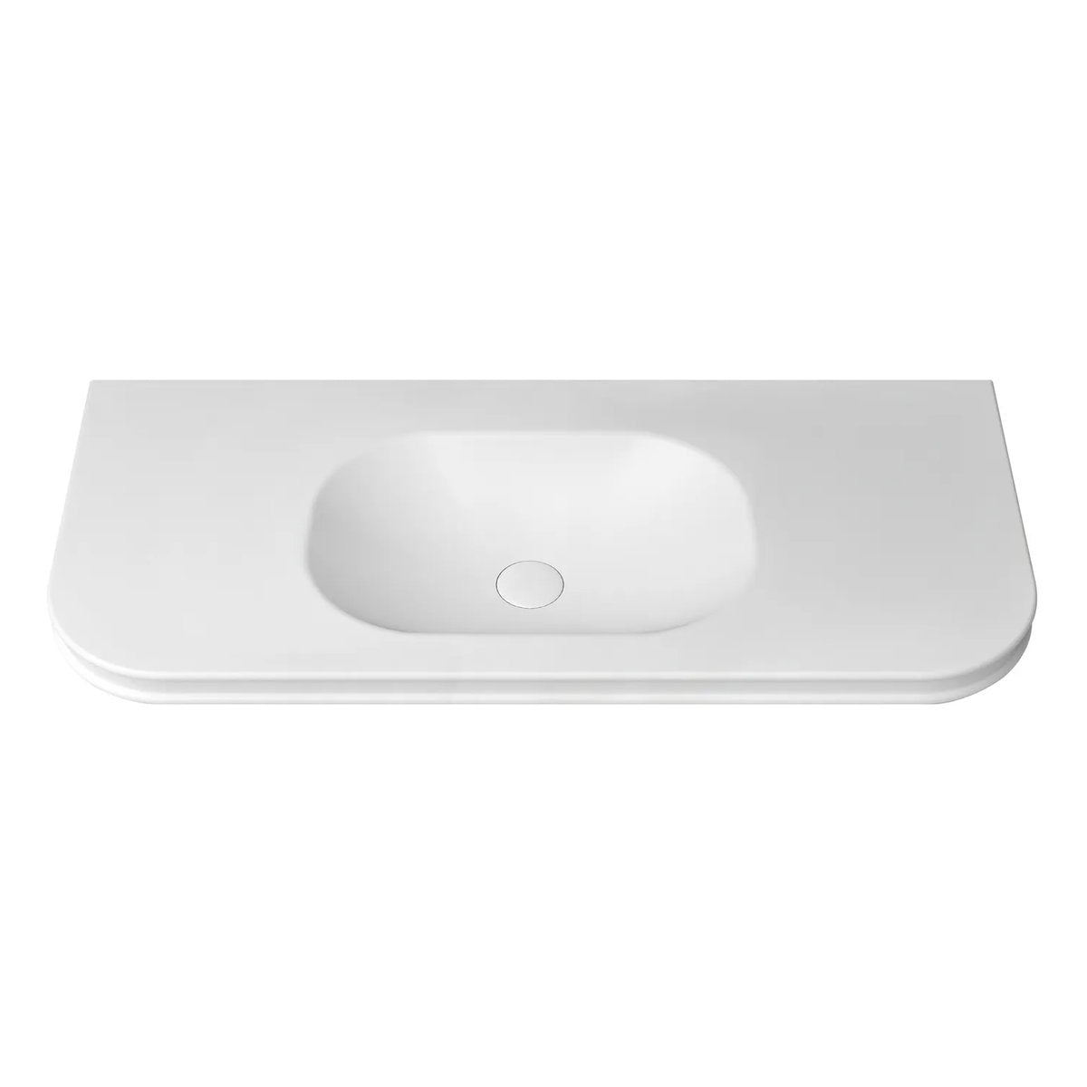 Otti Havana Matte White Basin Top 1200 - Single