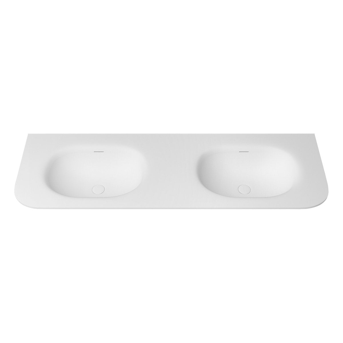 Otti Chloe Silk Matte White Top with Basin 1500