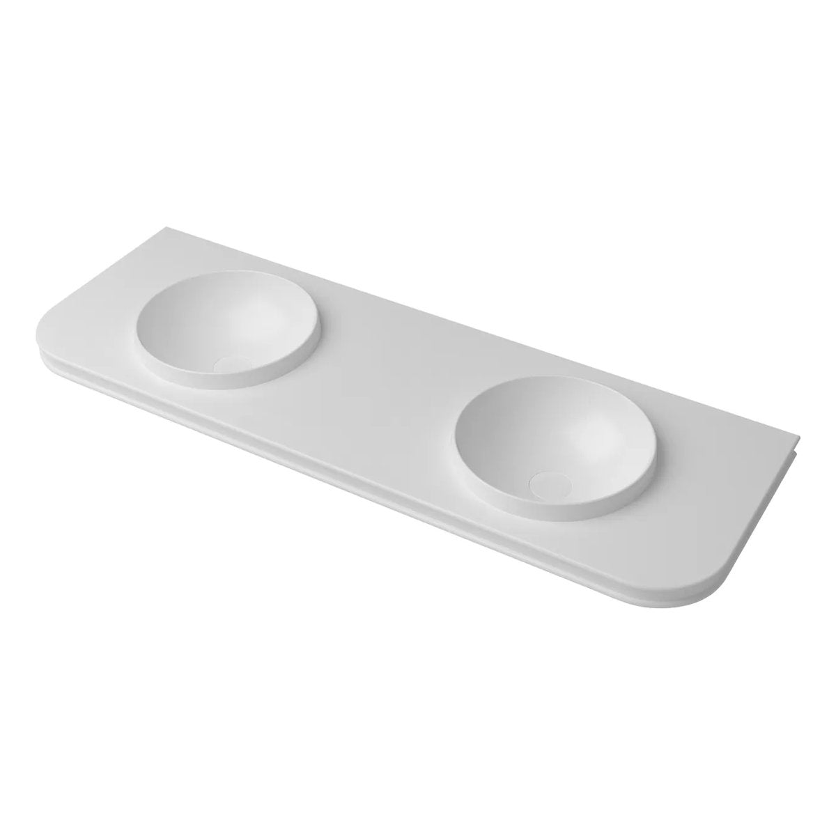 Otti Havana Matte White Basin Top 1500 - Double