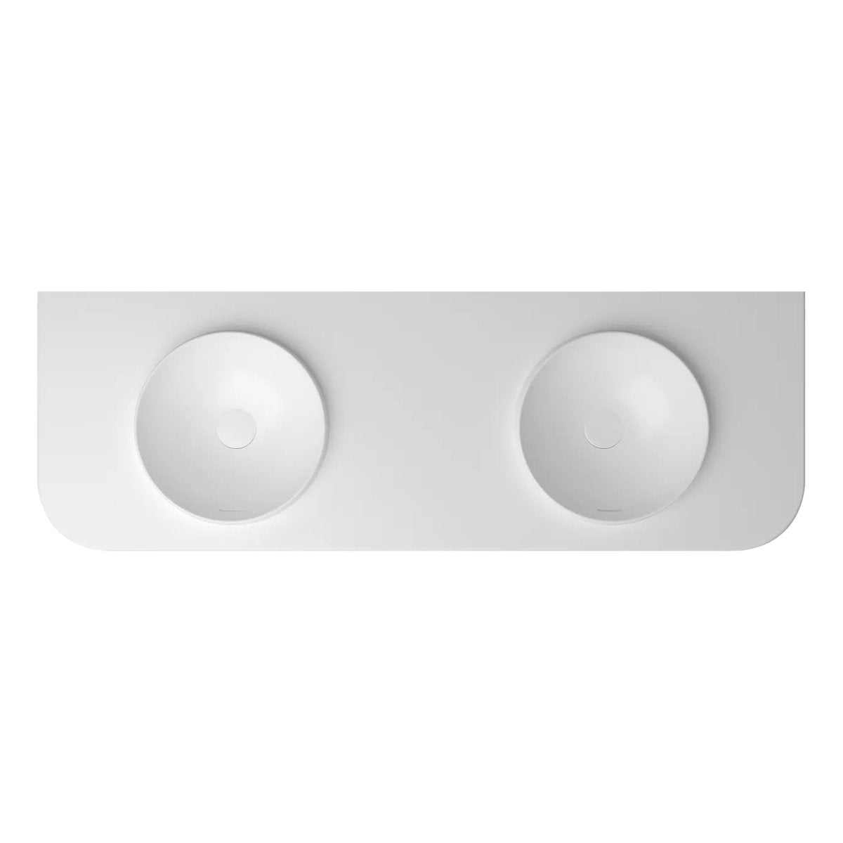 Otti Havana Matte White Basin Top 1500 - Double