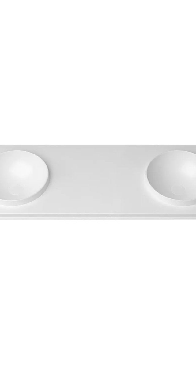 Otti Havana Matte White Basin Top 1800 - Double