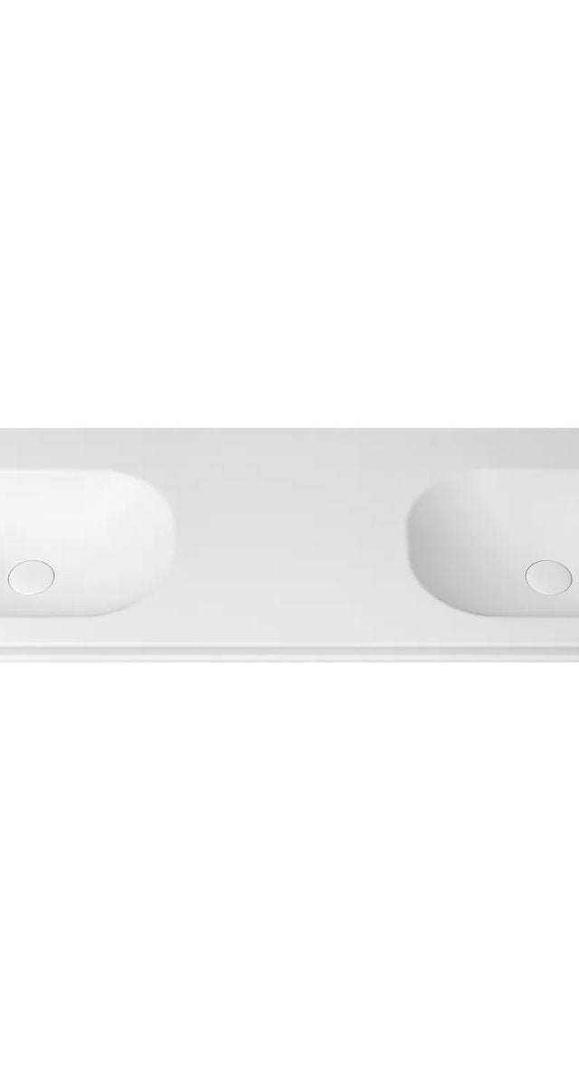 Otti Havana Matte White Basin Top 1800 - Double