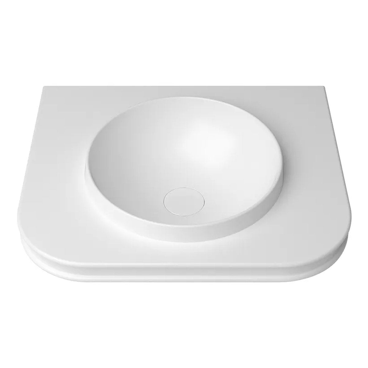 Otti Havana Matte White Basin Top 600 - Single