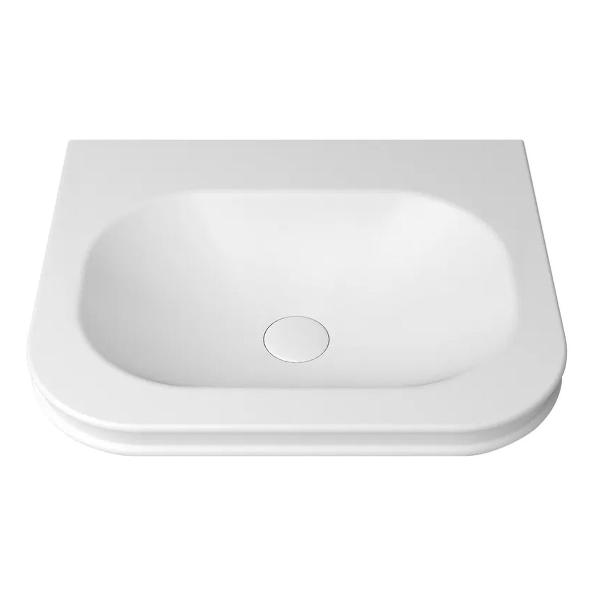 Otti Havana Matte White Basin Top 600 - Single