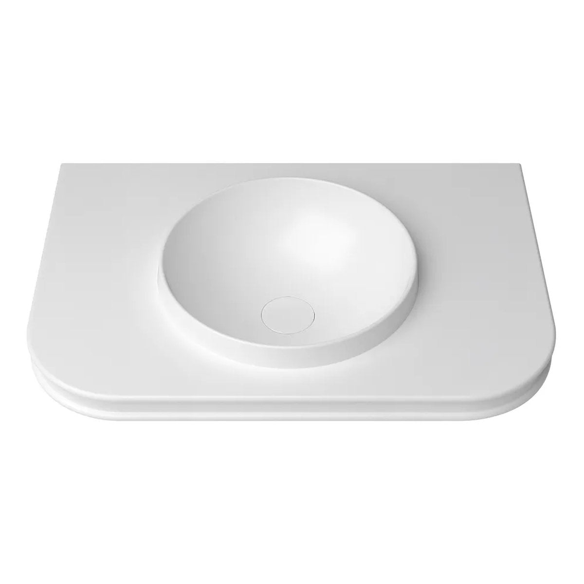 Otti Havana Matte White Basin Top 750 - Single