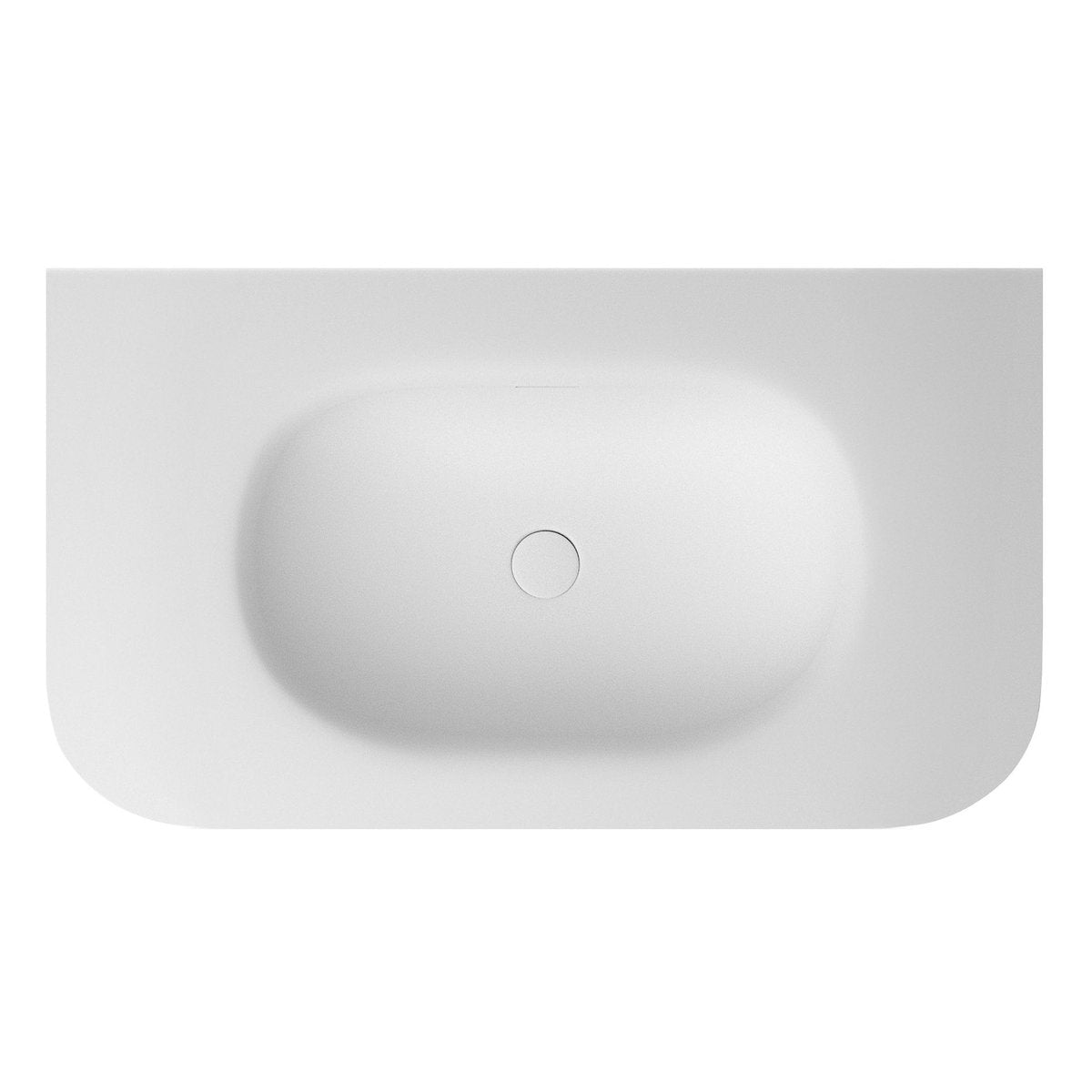 Otti Chloe Silk Matte White Top with Basin 900