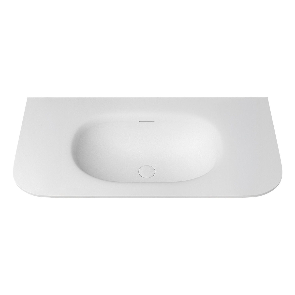Otti Chloe Silk Matte White Top with Basin 900