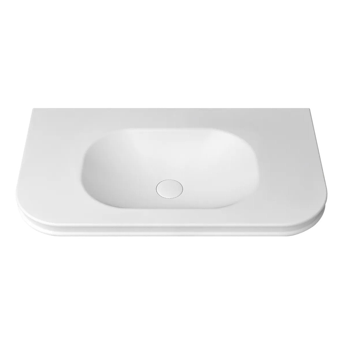 Otti Havana Matte White Basin Top 900 - Single