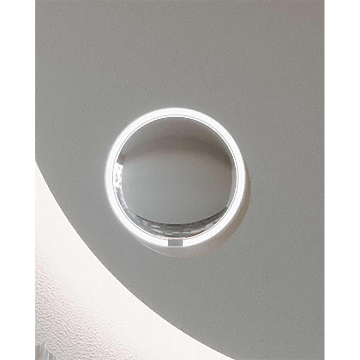Sphere 600 LED Mirror with Portable Magnifier - Frameless
