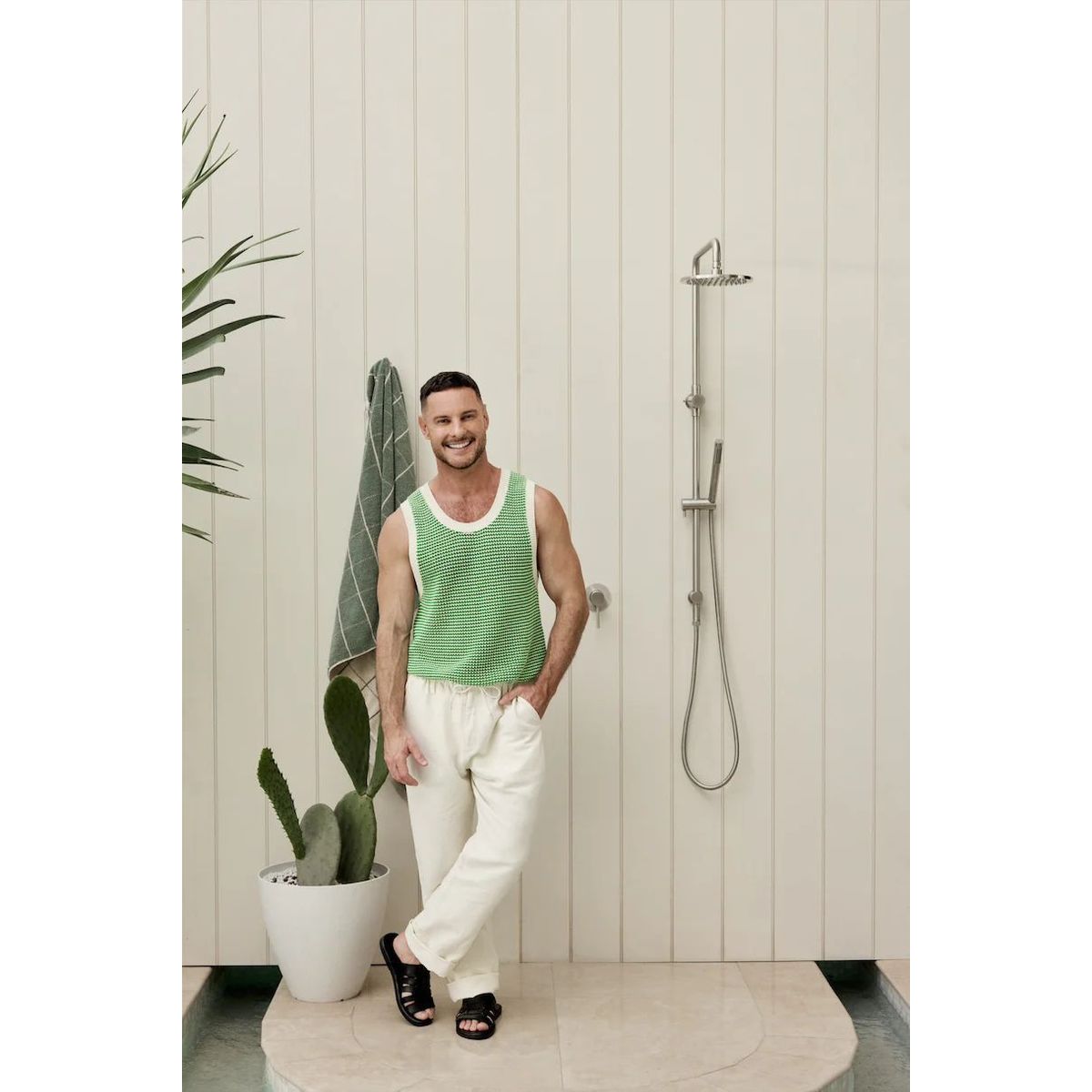 Outdoor Combination Shower Rail - SS316
