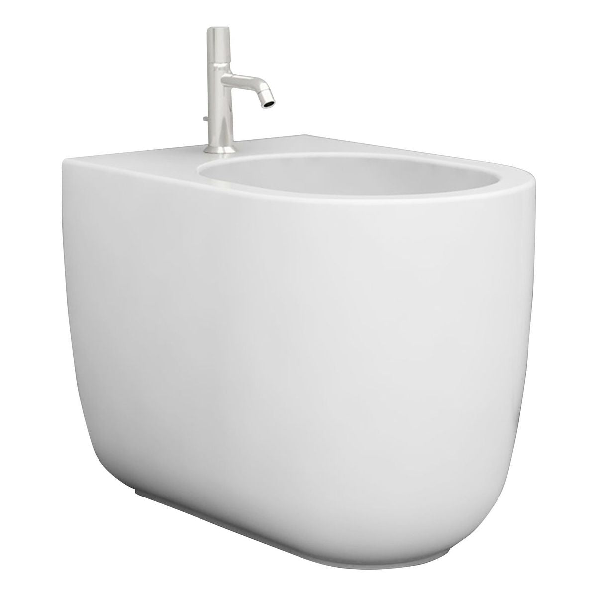 Studio Bagno Milady Wall Faced Bidette - Gloss White