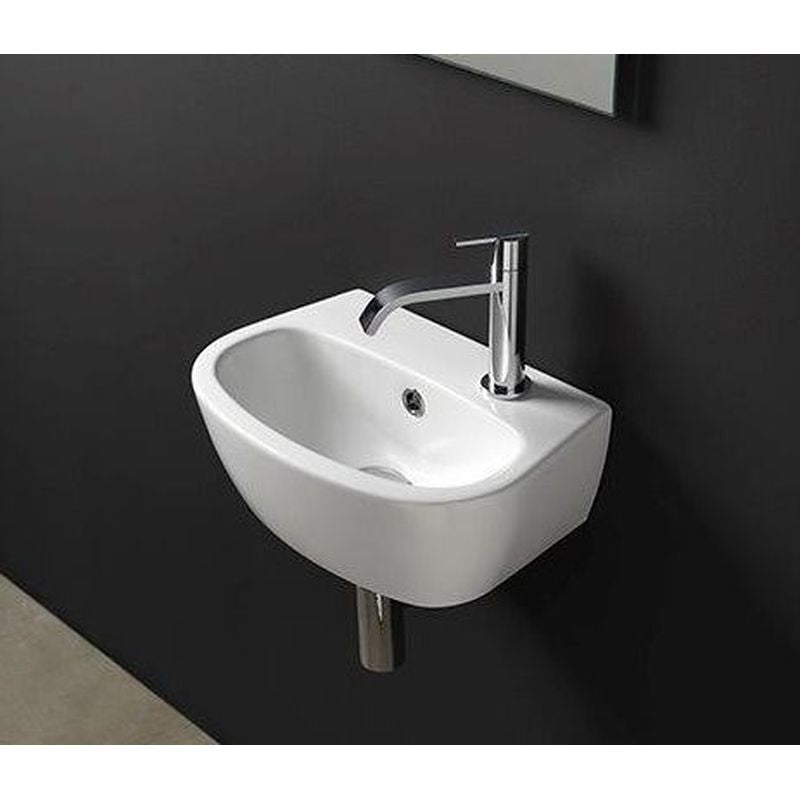 Studio Bagno Mini Milk Bench/Wall Basin - No Taphole
