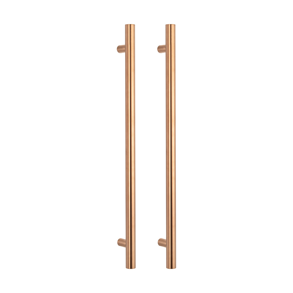 Radiant Non-Heated Vertical Towel Rail 40 x 950mm - Brushed Copper