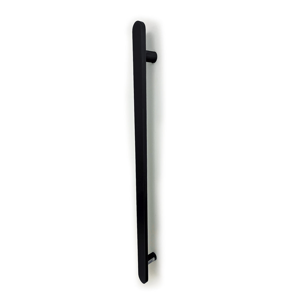 Radiant Non Heated Vertical Flat Bar Towel Rail 50 X 930mm - Matt Black