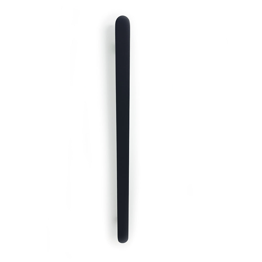Radiant Non Heated Vertical Flat Bar Towel Rail 50 X 930mm - Matt Black