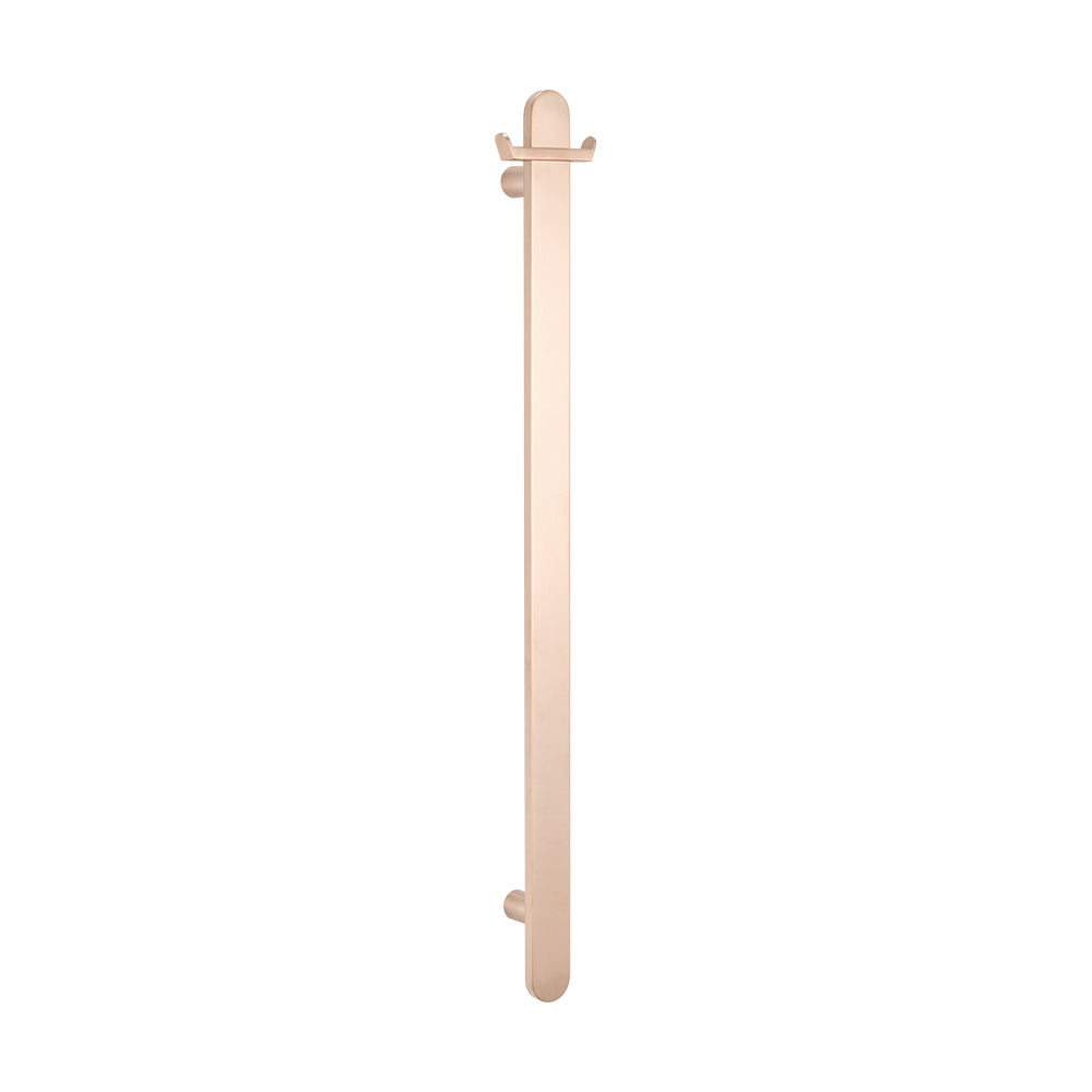 Radiant Non Heated Vertical Flat Bar Towel Rail 50 X 930mm - Champagne