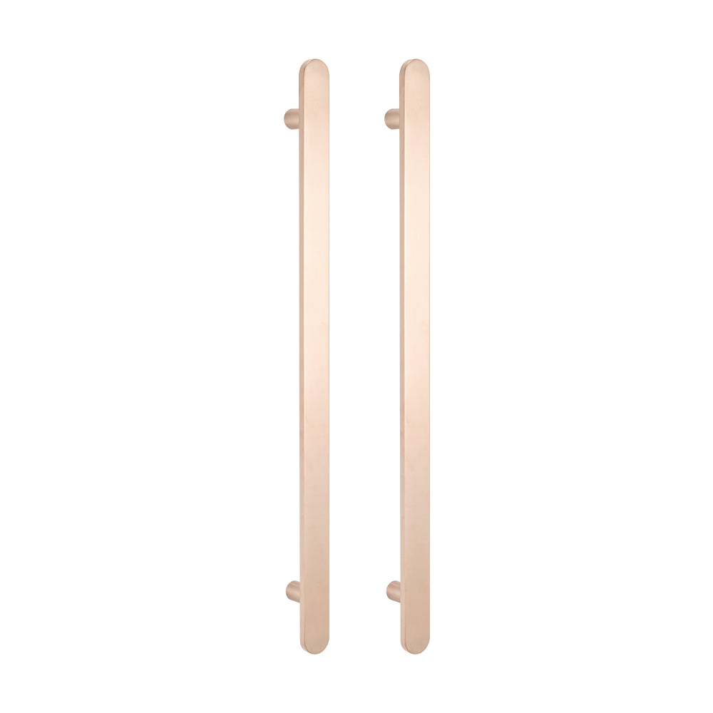 Radiant Non Heated Vertical Flat Bar Towel Rail 50 X 930mm - Champagne