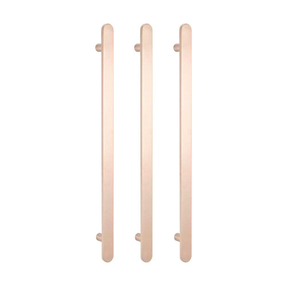 Radiant Non Heated Vertical Flat Bar Towel Rail 50 X 930mm - Champagne