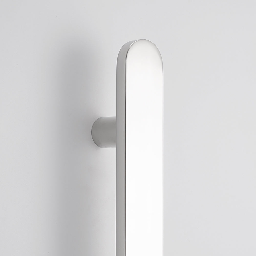 Radiant Non Heated Vertical Flat Bar Towel Rail 50 X 930mm - Mirror Polished