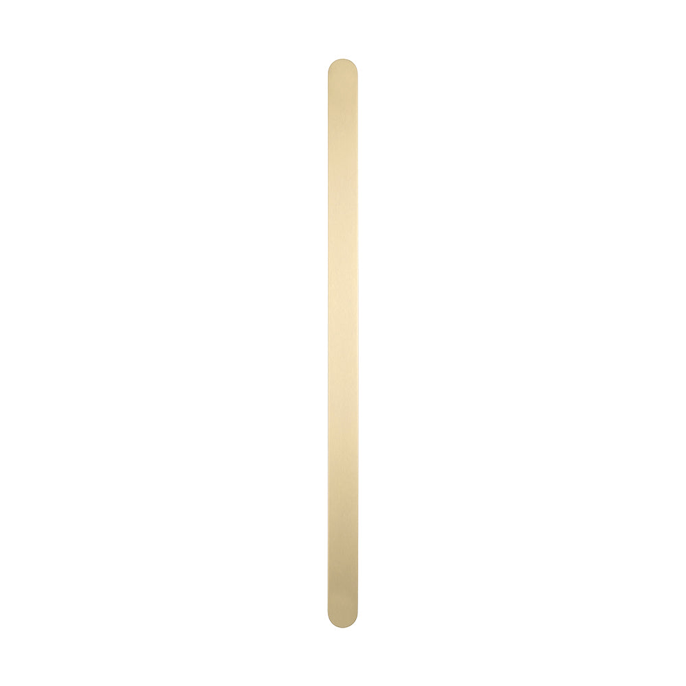 Radiant Non Heated Vertical Flat Bar Towel Rail 50 X 930mm - Light Gold
